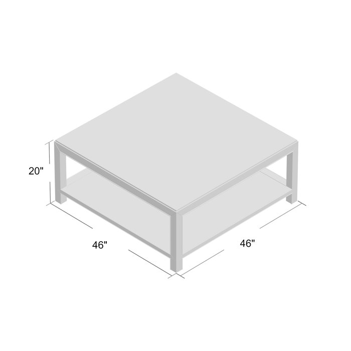 WoodbridgeFurniture Aurora Coffee Table with Storage Perigold